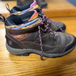 Ariat Black and Orange Outdoor Boots